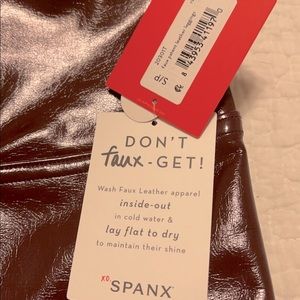 Faux Patent Leather Leggings Spanx